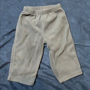 Grey fleece pants
